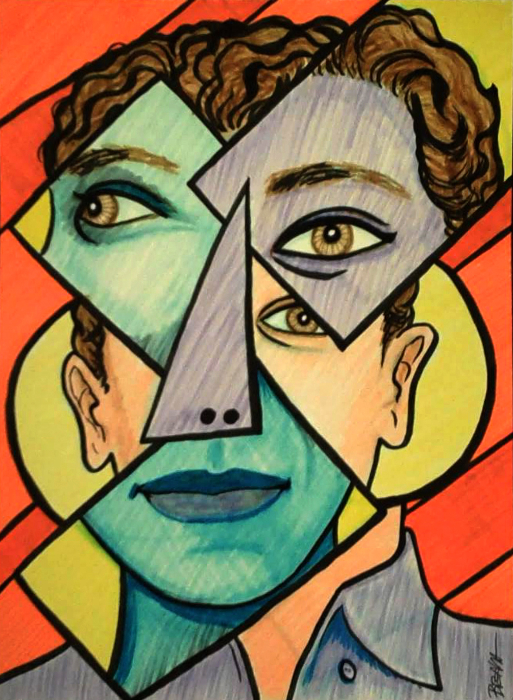 Пабло Пикассо портреты кубизм