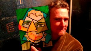Jim Minion Cubist Portrait
