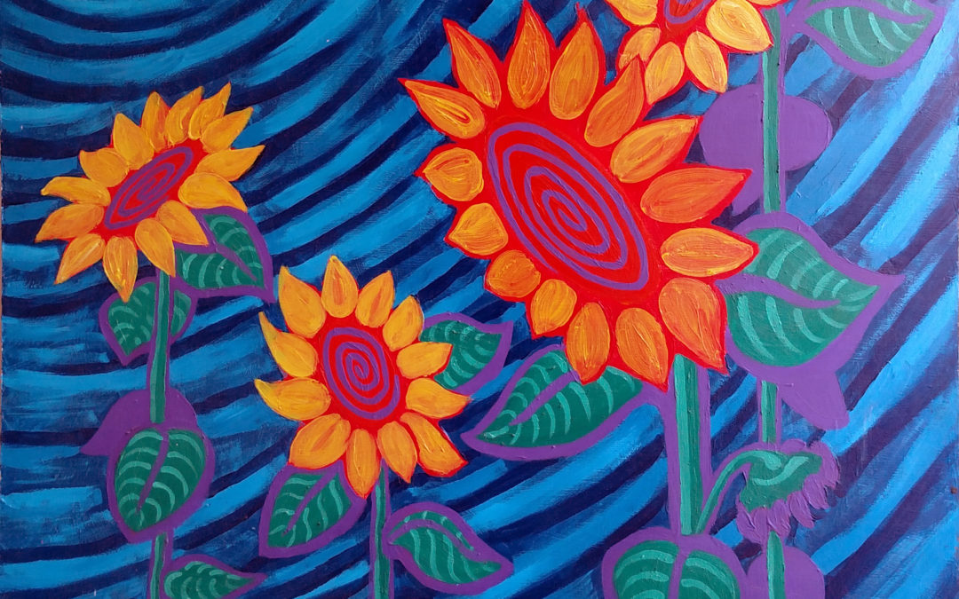 Spiral Vortex Sunflowers